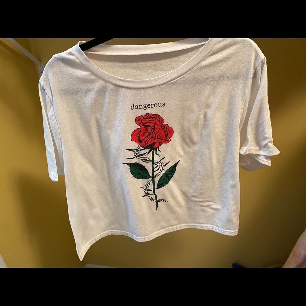 White Graphic Short Sleeve Tshirt
